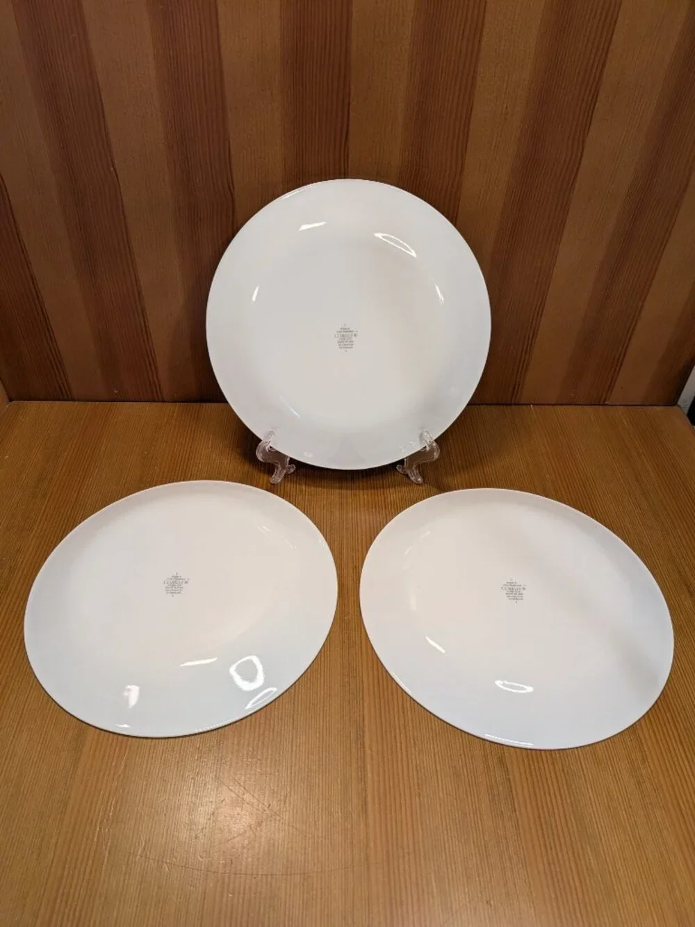 Set of 3 Corelle RED BANDANA Dinner Plates 10 1/4